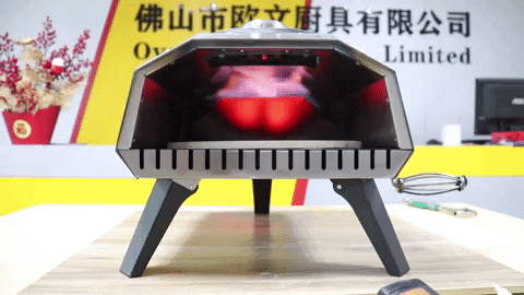 12 Inch Outdoor Crab Horn Shape Portable Gas Pizza Oven With Rotating Pizza Stone 5 12 Inch Outdoor Crab Horn Shape Portable Gas Pizza Oven With Rotating Pizza Stone