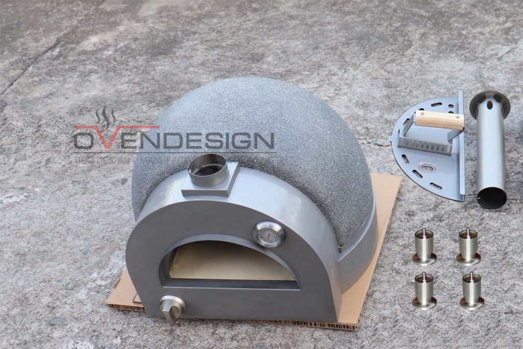 Tabletop Version 600mm Diameter Gas Clay Pizza Oven, Dome Oven For Sale 7 Tabletop Version 600mm Diameter Gas Clay Pizza Oven, Dome Oven For Sale